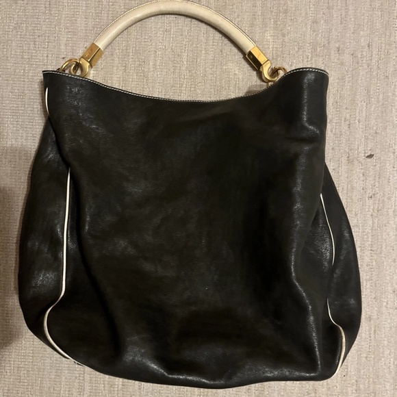 YVES SAINT LAURENT ROADY HOBO BAG LEATHER LARGE - Picture 1 of 14
